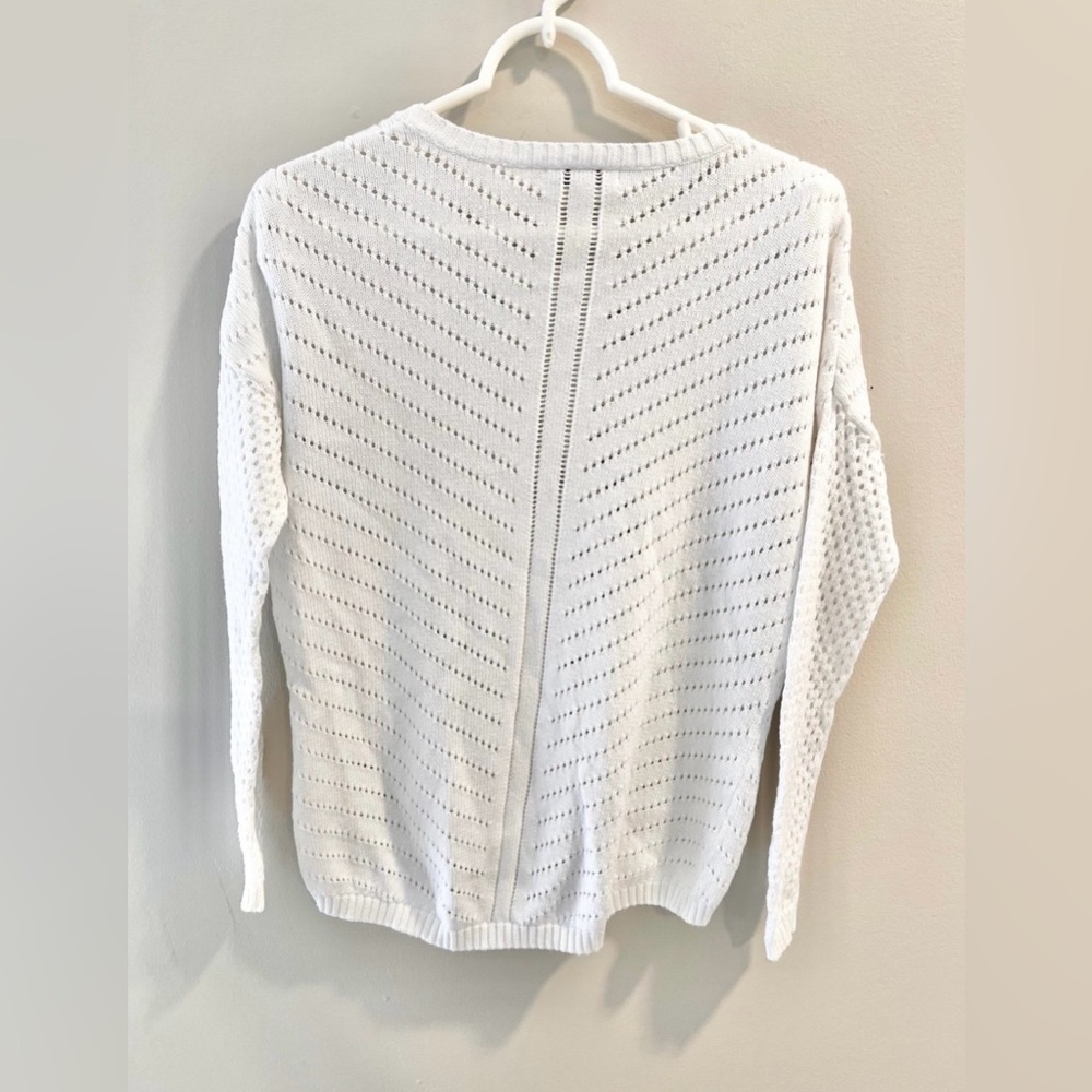 prAna white parker sweater pull over organic white size XS - Picture 6 of 6